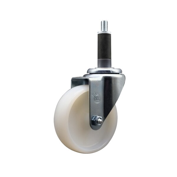 4'' SS Nylon Wheel Swivel 1'' Expanding Stem Caster